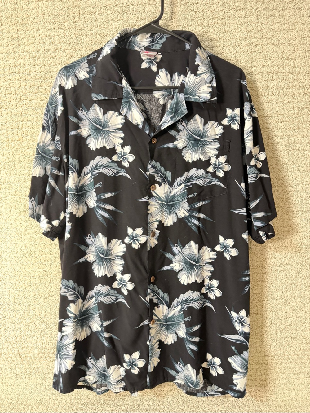 Hawaii Hangover  Floral Short-Sleeve Button-Down Shirt Sz XL